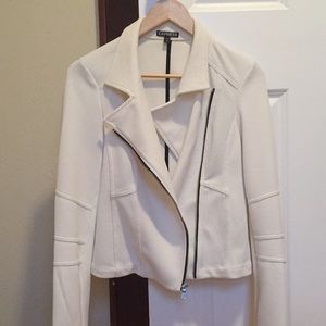 White Express blazer jacket